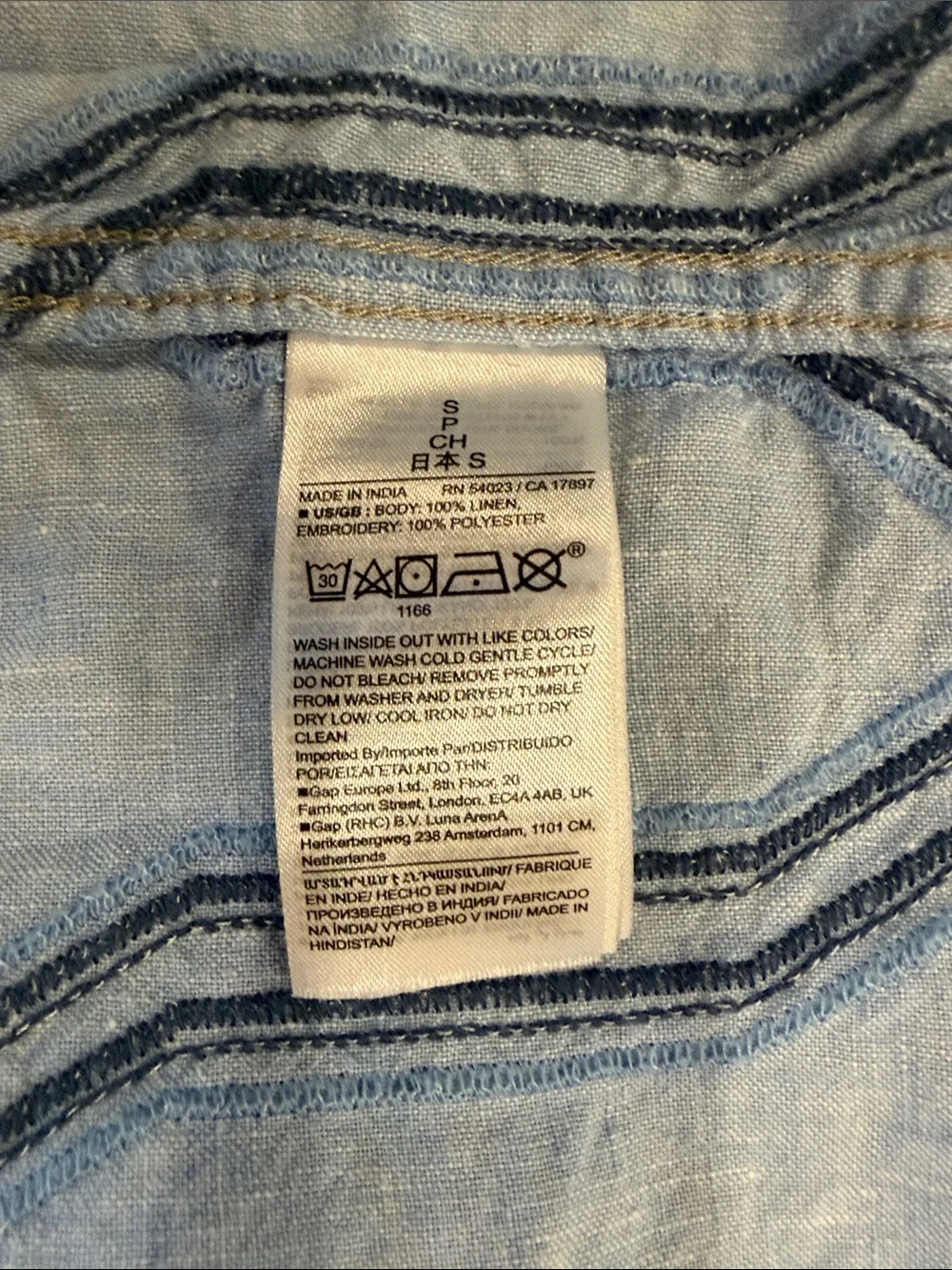 Banana Republic light blue